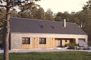  Projekt domu Jemioła 3 (BSA2219) - projekt domu parterowego z poddaszem - Zdjęcie 1