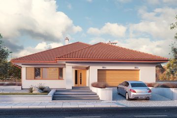  Projekt domu Decyma 12 (BSA2220) - projekt domu parterowego - Zdjęcie 1