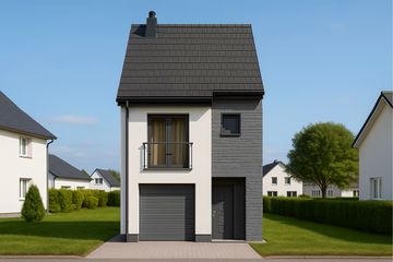  Projekt domu Konrad (WRD2787) - projekt domu z pełnym piętrem - Zdjęcie 1