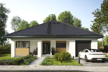  Projekt domu Bratek Nano (1653) (KRD2799) - projekt domu parterowego - Zdjęcie 1