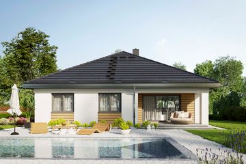  Projekt domu Bratek Nano (1653) (KRD2799) - projekt domu parterowego - Zdjęcie 4