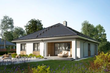  Projekt domu Bratek Nano (1653) (KRD2799) - projekt domu parterowego - Zdjęcie 5