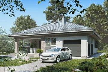  Projekt domu Blanka Bobo (1652) (KRD2800) - projekt domu parterowego - Zdjęcie 3