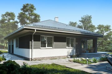  Projekt domu Blanka Bobo (1652) (KRD2800) - projekt domu parterowego - Zdjęcie 4