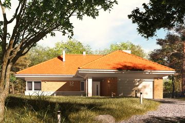  Projekt domu Ambrozja 12 (BSA2226) - projekt domu parterowego - Zdjęcie 1