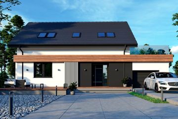  Projekt domu Sej-pro 003 energo (ELW1002) - projekt domu parterowego z poddaszem - Zdjęcie 1