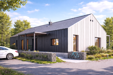  Projekt domu House 25 (WRG1076) - projekt domu parterowego - Zdjęcie 2