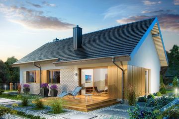  Projekt domu Synezjusz 1 (WRW1326) - projekt domu parterowego - Zdjęcie 1