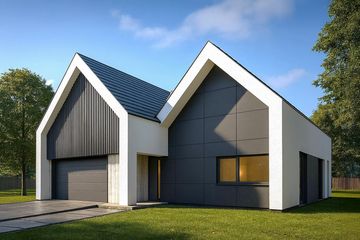  Projekt domu A-44 (PZB1066) - projekt domu parterowego z poddaszem - Zdjęcie 2