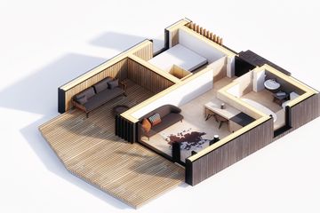  Projekt domu letniskowego Szyszka dr-S (BSA2227) - projekt domu letniskowego parterowego - Zdjęcie 6