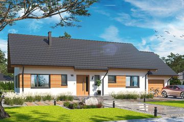  Projekt domu Tamara 3 (WOE1139) - projekt domu parterowego - Zdjęcie 1