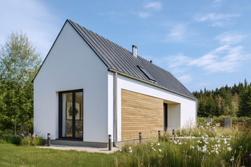  Projekt domu Dopasowany 01 (KZB1047) - projekt domu parterowego - Zdjęcie 1