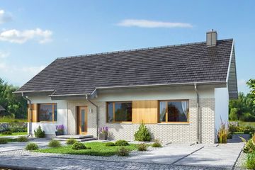  Projekt domu Enzo 1 (WRW1327) - projekt domu parterowego - Zdjęcie 1
