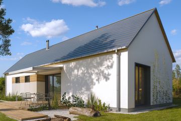  Projekt domu Dopasowany 02 (KZB1048) - projekt domu parterowego - Zdjęcie 2