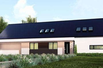  Projekt domu uA76v1 (WCB1131) - projekt domu parterowego z poddaszem - Zdjęcie 2