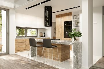  Projekt domu Wymarzony 9 wariant B (WAH1963) - projekt domu parterowego - Zdjęcie 6