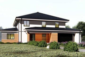  Projekt domu uA32v1 (WCB1145) - projekt domu z pełnym piętrem - Zdjęcie 1