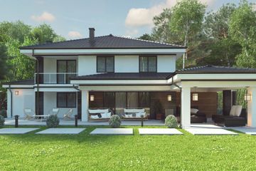  Projekt domu uA32v1 (WCB1145) - projekt domu z pełnym piętrem - Zdjęcie 3