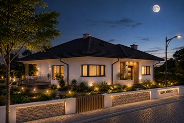 Projekt domu Merkury - parterowy dom o powierzchni 114,06 m², dach kopertowy - ujęcie 5