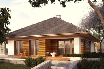  Projekt domu Elka 5 (BSA2231) - projekt domu parterowego - Zdjęcie 1