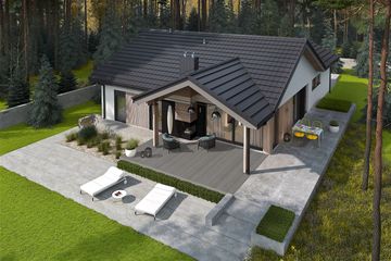  Projekt domu Simon IV G2 energo plus (WRC2752) - projekt domu parterowego - Zdjęcie 3