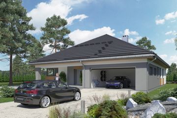  Projekt domu Kordian Atu (1655) (KRD2803) - projekt domu parterowego - Zdjęcie 3