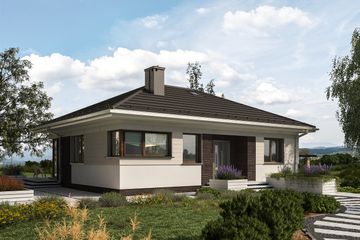  Projekt domu Felek (1656) (KRD2804) - projekt domu parterowego - Zdjęcie 10