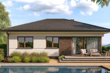  Projekt domu Felek (1656) (KRD2804) - projekt domu parterowego - Zdjęcie 2