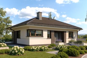  Projekt domu Felek (1656) (KRD2804) - projekt domu parterowego - Zdjęcie 3