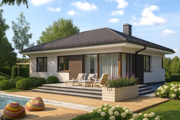  Projekt domu Felek (1656) (KRD2804) - projekt domu parterowego - Zdjęcie 4