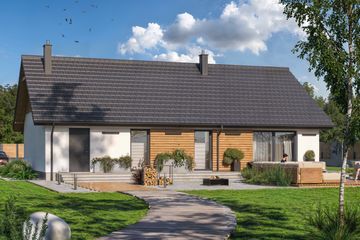  Projekt domu Tracja 6 (WOE1143) - projekt domu parterowego - Zdjęcie 4