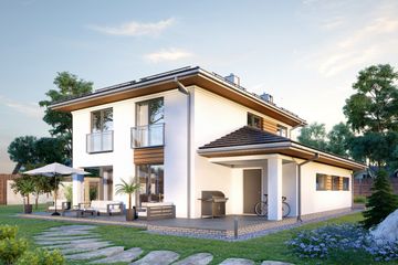  Projekt domu Piryt G1 (1657) (KRD2807) - projekt domu z pełnym piętrem - Zdjęcie 4