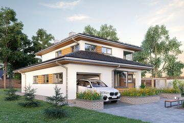  Projekt domu Piryt G1 (1657) (KRD2807) - projekt domu z pełnym piętrem - Zdjęcie 5