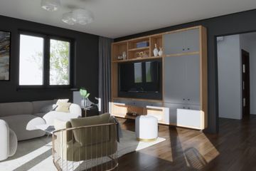  Projekt domu Bartne 39 (KRP2298) - projekt domu parterowego z poddaszem - Zdjęcie 7