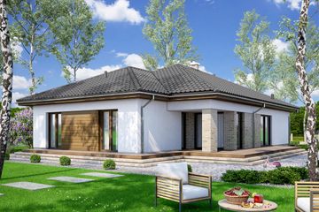  Projekt domu Kalwados 3 (WOF1125) - projekt domu parterowego - Zdjęcie 3