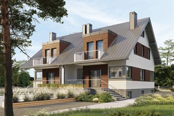  Projekt domu Felicja Duo (1658) (KRD2805) - projekt domu parterowego z poddaszem - Zdjęcie 5