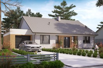  Projekt domu KA78 G1 (PKT1095) - projekt domu parterowego - Zdjęcie 1