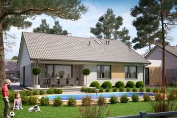  Projekt domu KA78 G1 (PKT1095) - projekt domu parterowego - Zdjęcie 2