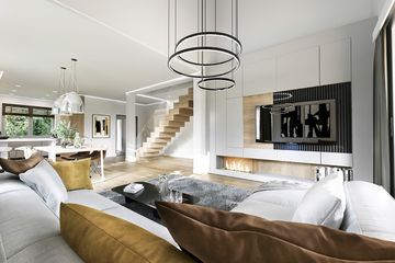  Projekt domu Parterowy wąski 2 (WAH1956) - projekt domu parterowego - Zdjęcie 5