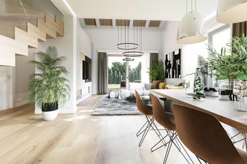  Projekt domu Parterowy wąski 2 (WAH1956) - projekt domu parterowego - Zdjęcie 7