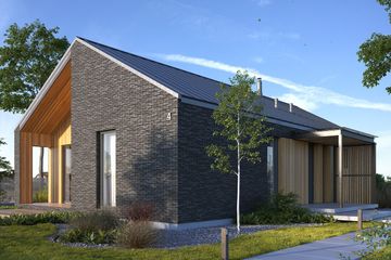  Projekt domu Uniwersalny 1 (WAW1124) - projekt domu parterowego - Zdjęcie 1