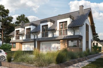  Projekt domu Miłosz Duolit (1661) (KRD2806) - projekt domu parterowego z poddaszem - Zdjęcie 2