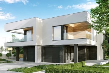  Projekt domu HomeKoncept 75 B (KRX1098) - projekt domu z pełnym piętrem - Zdjęcie 1