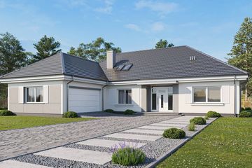  Projekt domu Willa Parkowa 4 wariant B (WAH1967) - projekt domu parterowego - Zdjęcie 3