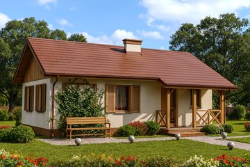  Projekt domu La Palma C dom mieszkalny, całoroczny (SLN2632) - projekt domu parterowego - Zdjęcie 1