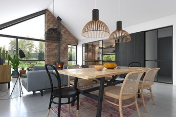  Projekt domu Ekonomiczny 5 (WAW1128) - projekt domu parterowego - Zdjęcie 4