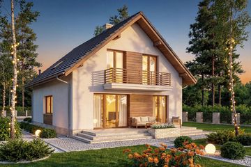  Projekt domu Lungo 3 (WOF1131) - projekt domu parterowego z poddaszem - Zdjęcie 4