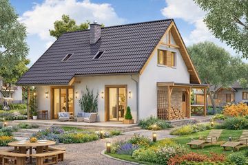  Projekt domu BW-49 wariant 11 bez garażu (JGC1222) - projekt domu parterowego z poddaszem - Zdjęcie 3