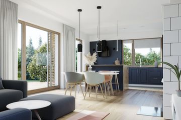  Projekt domu E-254 (WAX1165) - projekt domu parterowego z poddaszem - Zdjęcie 7