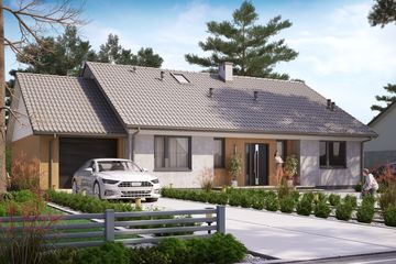  Projekt domu Ka78 G1 war.2 Sz (PKT1209) - projekt domu parterowego - Zdjęcie 1